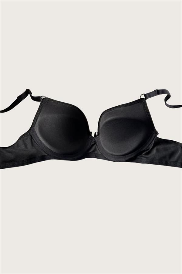 Arias Closet Mikro Kumaş Push Up Dolgulu Balenli Günlük Tek Destekli Sütyen