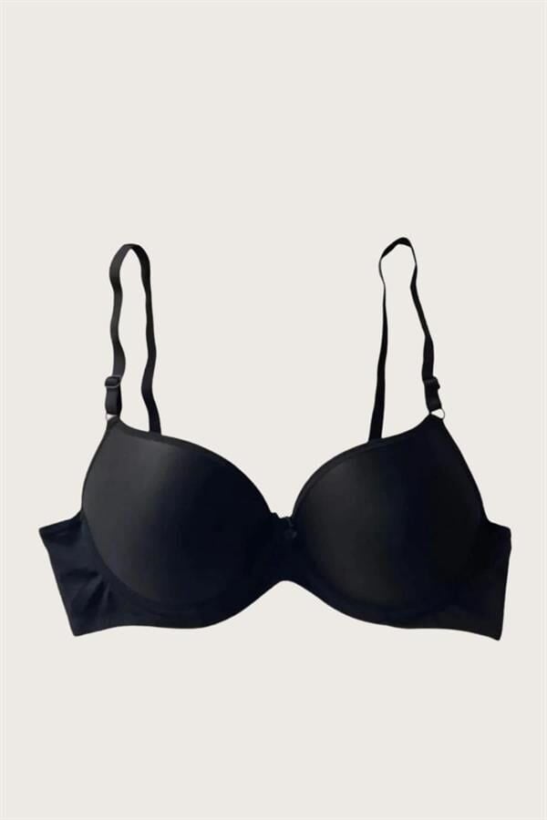 Arias Closet Mikro Kumaş Push Up Dolgulu Balenli Günlük Tek Destekli Sütyen
