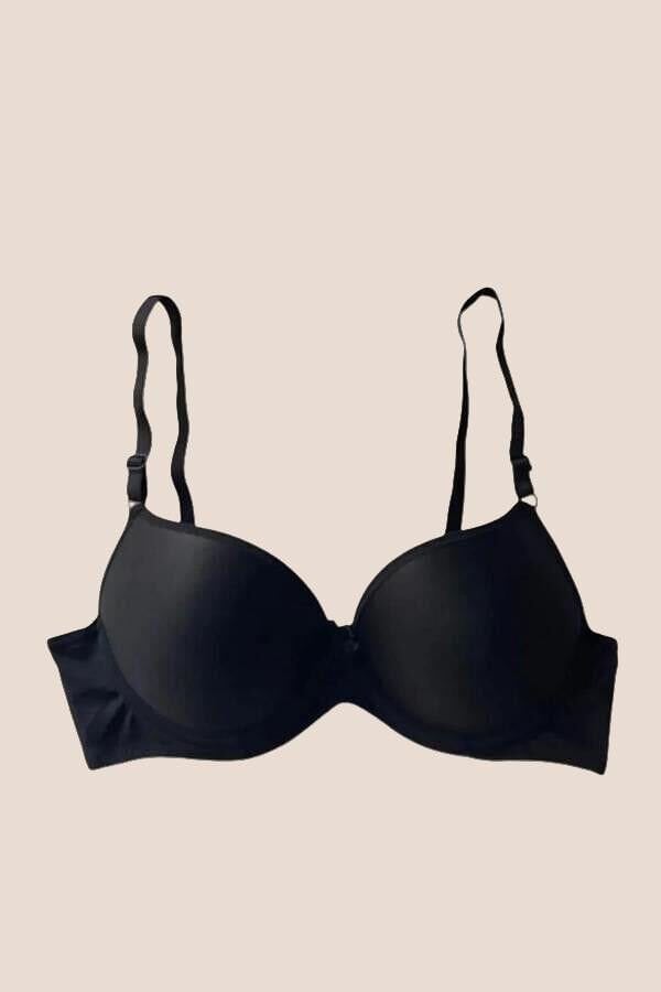 Arias Closet Mikro Kumaş Push Up Dolgulu Balenli Günlük Tek Destekli Sütyen