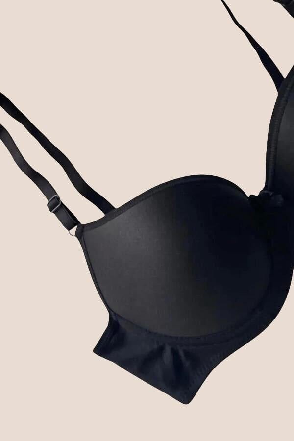 Arias Closet Mikro Kumaş Push Up Dolgulu Balenli Günlük Tek Destekli Sütyen