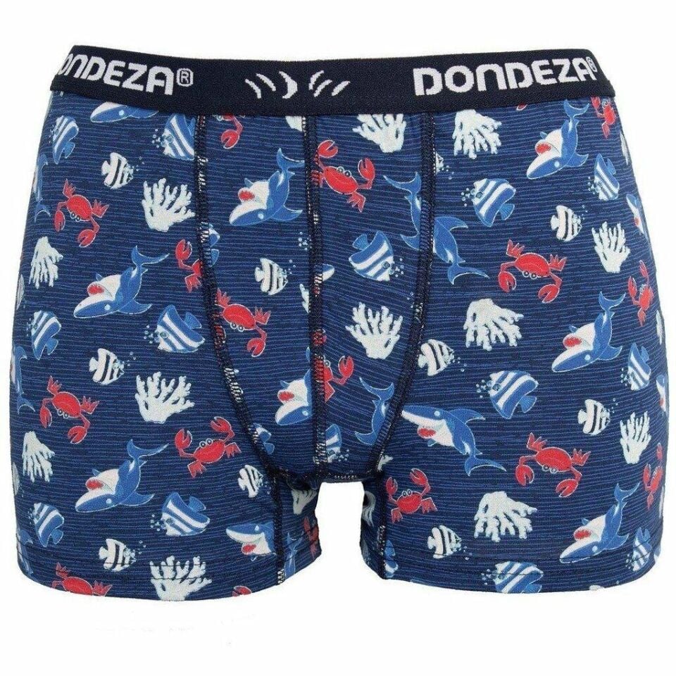 Dondeza 503 Erkek Çocuk Desenli Boxer 12'li