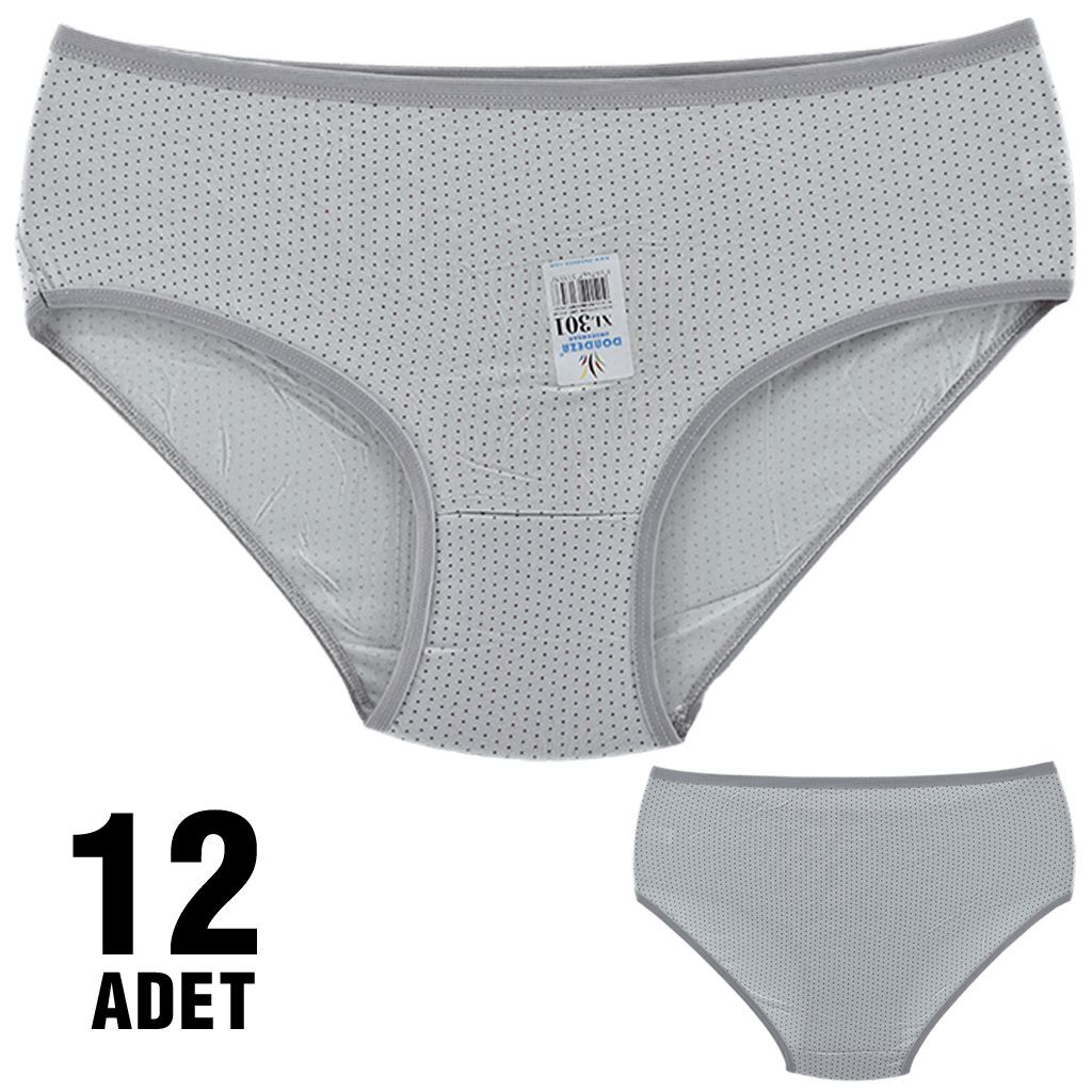 Dondeza 301-104 Desenli Bayan Bato 12'li