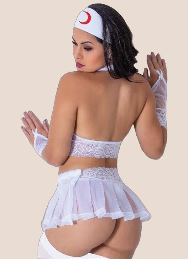 Arias Closet Özel Tasarım Fantezi Hemşire Kostümü