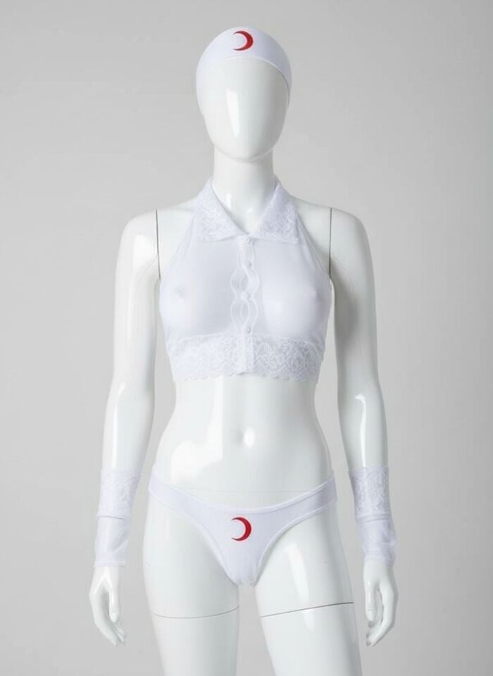 Arias Closet Özel Tasarım Fantezi Hemşire Kostümü