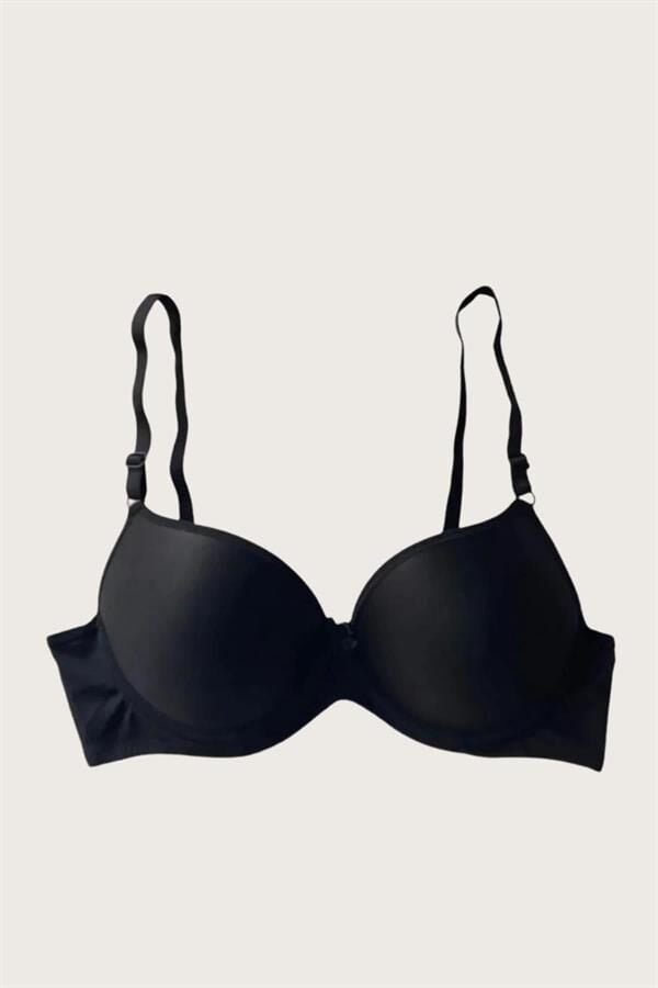 Arias Closet Mikro Kumaş Push Up Dolgulu Balenli Günlük Tek Destekli Sütyen