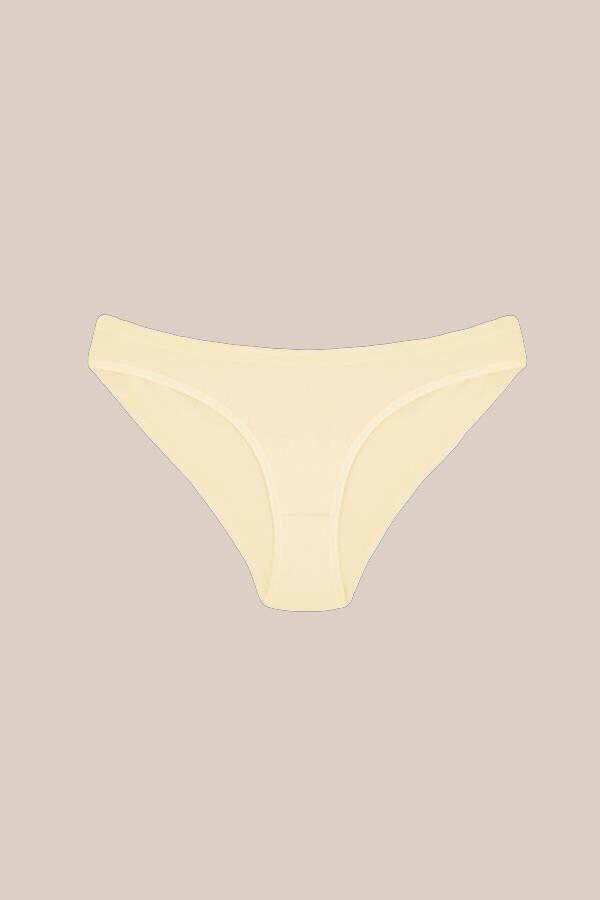 Pamuklu Siyah Beyaz Ten Rengi 3'lü Külot