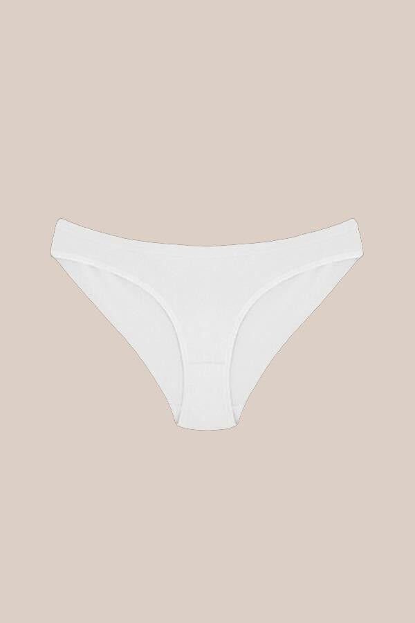 Pamuklu Siyah Beyaz Ten Rengi 3'lü Külot