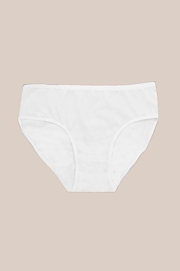 Büyük Beden Pamuklu Siyah Beyaz Ten Rengi 3'lü Külot