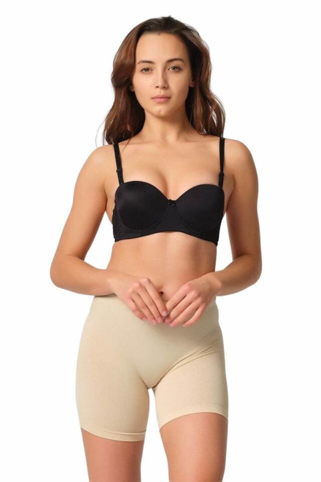 Emay 3003 Dikişsiz Soft Paçalı Boxer Korse