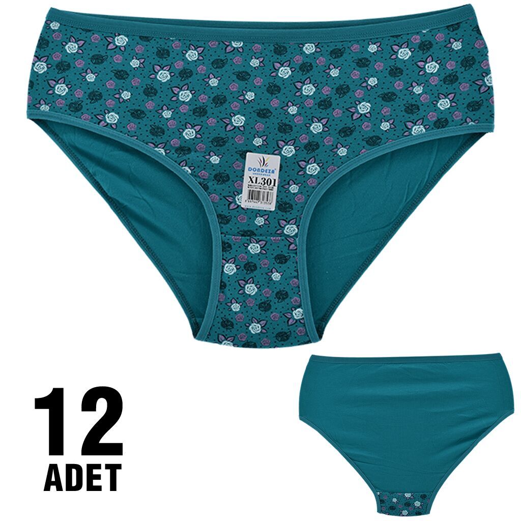 Dondeza 301-121 Desenli Bayan Bato 12'li