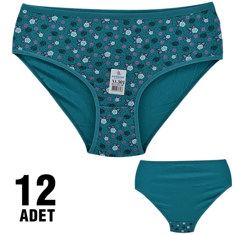 Dondeza 301-121 Desenli Bayan Bato 12'li