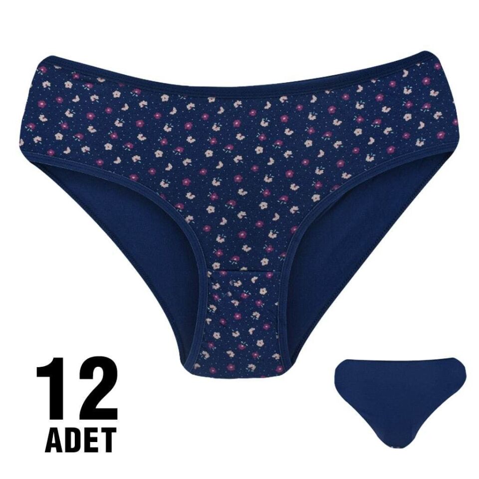Dondeza 301-109 Desenli Bayan Bato 12'li
