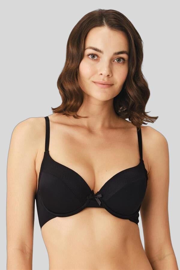 Kadın Balenli Desteksiz Dolgusuz Kol Altı Genişletilmiş Sırtı Yapıştırma Günlük T-Shirt Sütyeni