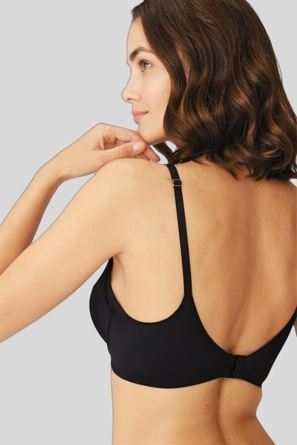 Kadın Balenli Desteksiz Dolgusuz Kol Altı Genişletilmiş Sırtı Yapıştırma Günlük T-Shirt Sütyeni