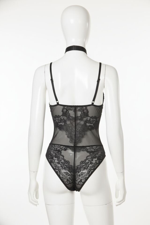 Arias Closet Siyah Transparan Dantelli Fantezi Jartiyer Takımı