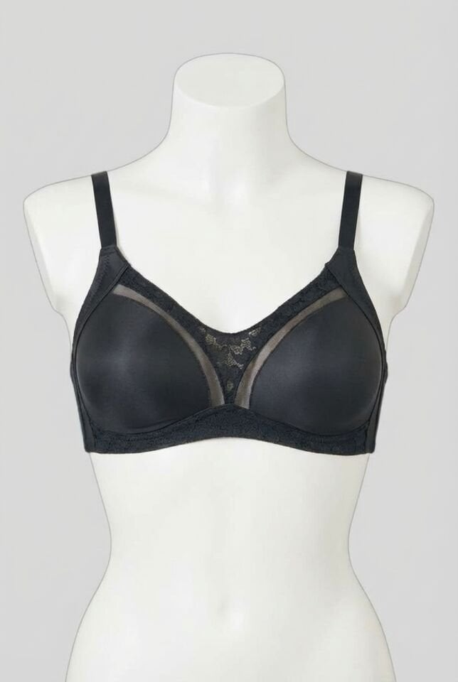 Kadın Balenli Desteksiz Dolgusuz Toparlayıcı Dantelli Küçültücü Sütyen