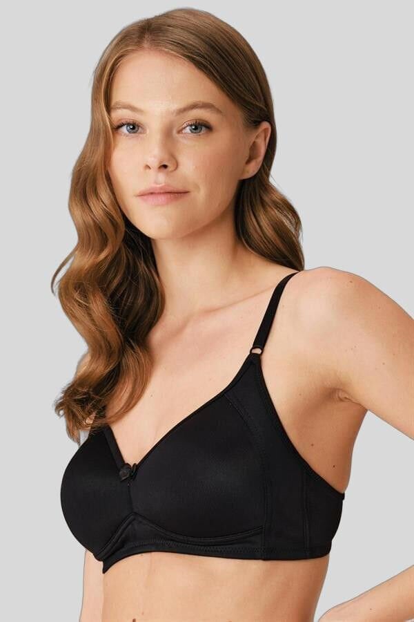 Kadın Balensiz Desteksiz Dolgusuz Toparlayıcı Yumuşak Süngerli Günlük Klasik Küçültücü Sütyen