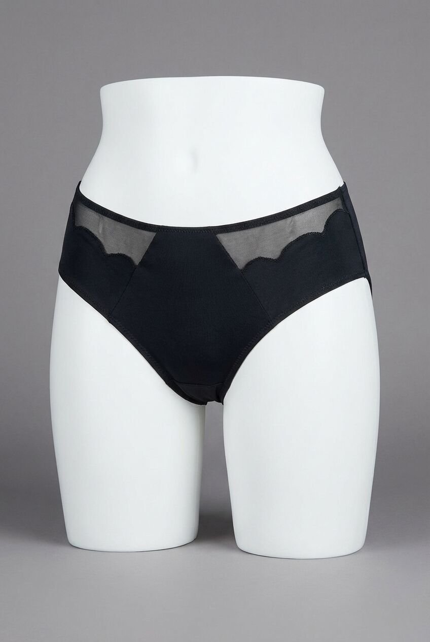 Kadın Mikro Kumaş Tüllü Slip