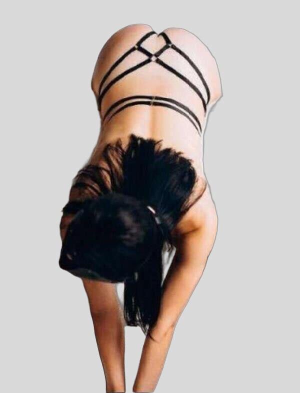 Arias Closet Siyah Fantezi Özel Bölgesi Açık Harness Aksesuar