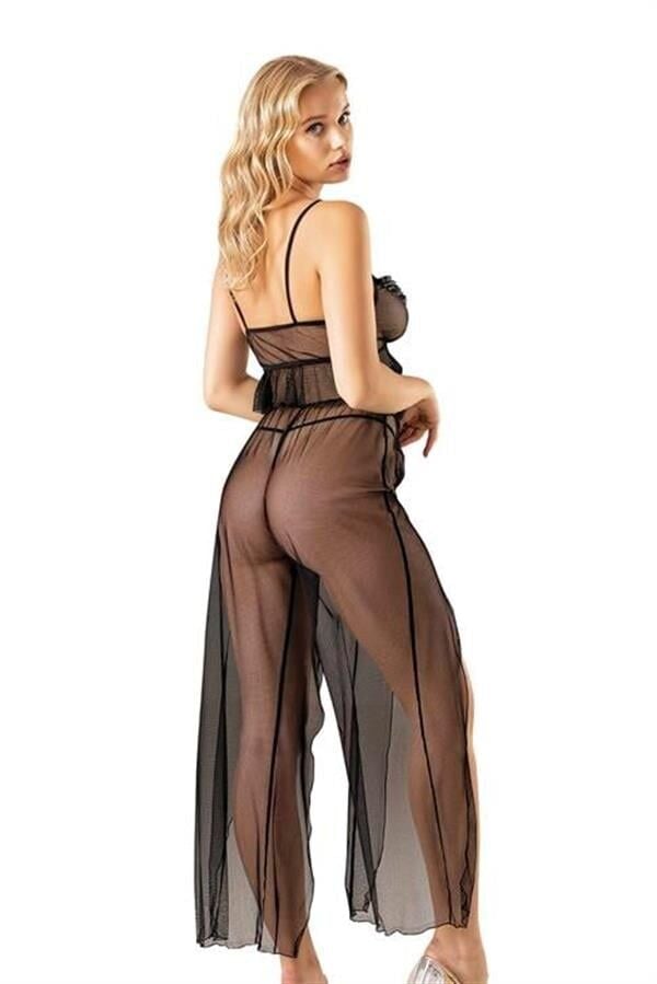 Arias Closet Askılı Yırtmaçlı File Takım