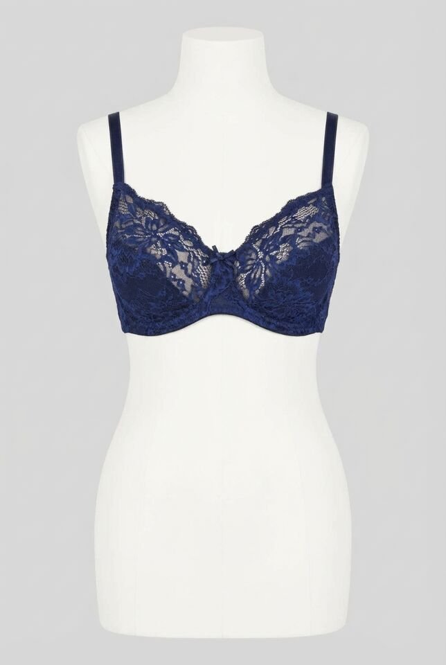 Kadın Balenli Desteksiz Dolgusuz Toparlayıcı Dantelli Küçültücü Sütyen